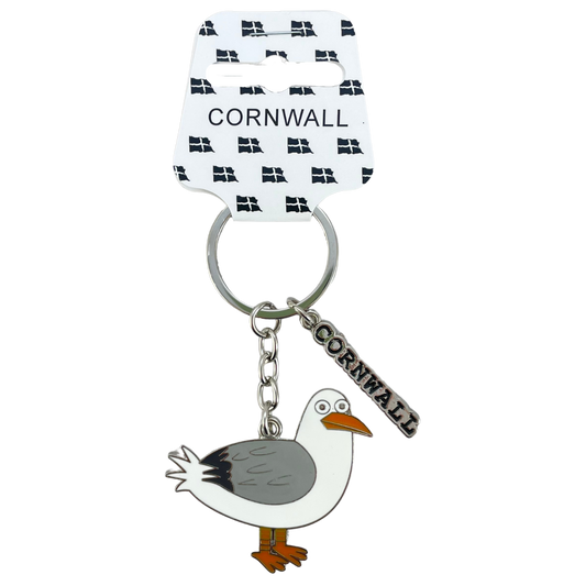 Cornwall Seagull Keyring