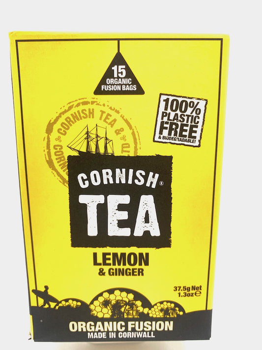 Cornish Tea Organic Infusions Lemon & Ginger