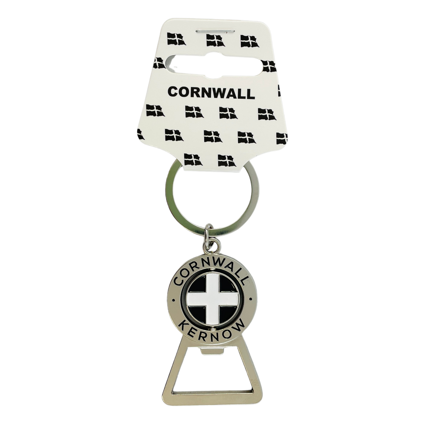 Cornwall Kernow Spinning Bottle Opener Keyring