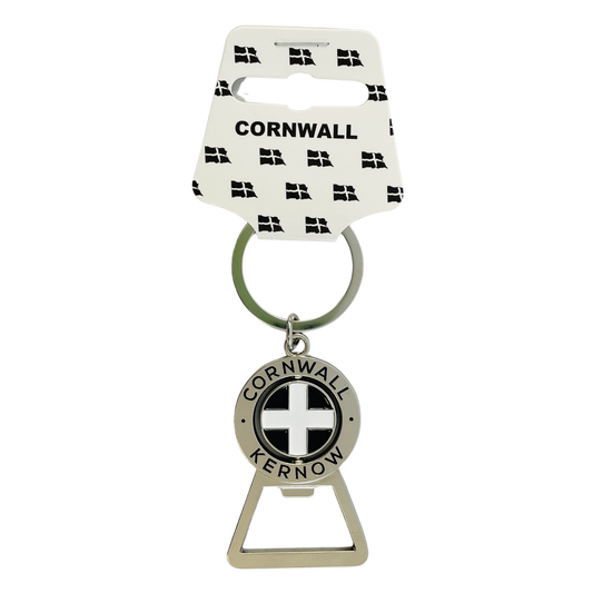 Cornwall Kernow Spinning Bottle Opener Keyring