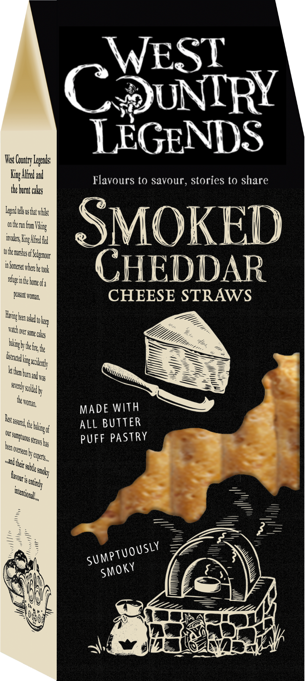 West Country Legends Smoked Cheddar Cheese Straws