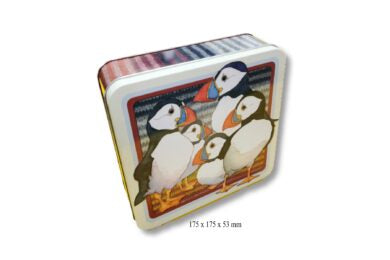 Puffin Tin with Clotted Cream Shortbread - Square